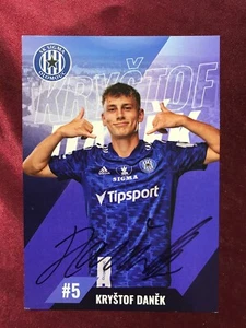 Autogramm KRYSTOF DANEK-Sigma Olomouc/Olmütz-U21 NS Tschechien-jetzt Sparta-AK - Bild 1 von 2