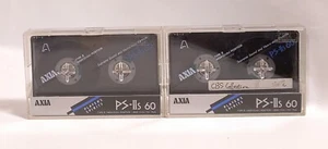 A9-4 AXIA PS-IIs 60 Vintage High Position Cassette Tapes, Preowned, Japan - Picture 1 of 6