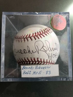 MLB Baltimore Orioles Brooks Robinson HOF 1983 Autograph Baseball - Image 1 of 2