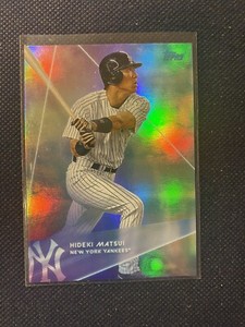2020 Topps X Steve Aoki Rainbow Foil Parallel #17 Hideki Matsui New York Yankees