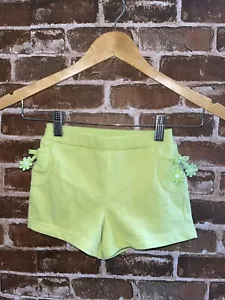 NUEVO CON ETIQUETAS GYMBOREE NIÑAS PANTALONES CORTOS LIMA TALLA 3 PALMA RESORTES LÍNEA BOLSILLOS LATERALES FLOR - Imagen 1 de 3