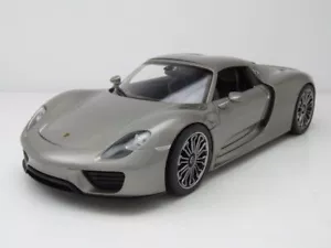 WELLY - PORSCHE 918 Spyder 2012 grey - 1/18 - WEL18051W - Picture 1 of 7