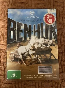Ben Hur 50th Anniversary DVD VGC 2 Discs 6 Sketch Cards in Case Limited Edition - Picture 1 of 6
