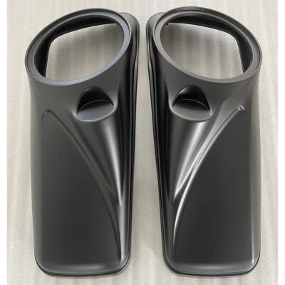 For Harley Touring Street Glide 2014+ Denim Black 8'' Saddlebag Speaker Lids - Image 1 of 4