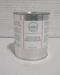 Cera fría Gamblin tamaño mediano: 16 oz “nueva” - Imagen 1 de 6