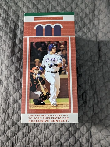 Top Moments Globe Life Park  The Batting Champs  Josh Hamilton Bobblehead NIB Cover