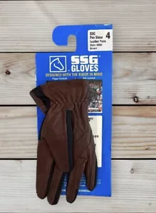 SSG Pro Show 4000 Leather Gloves Kids Size 4 *BRAND NEW* - Picture 1 of 4