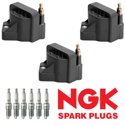 Bobina de ignição e vela de ignição NGK para 1992-05 Chevrolet Camaro Corvette Impala DR39 - Imagem 1 de 4