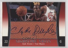 2004-05 Upper Deck Sweet Shot Signature Shots Clyde Drexler #SS-CD Auto HOF