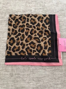 Kate Spade Leopard Print Roasted Cashew Scarf - Picture 1 of 6