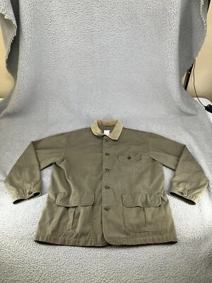 Vintage Old Navy Jacket Mens Large Green Chore Barn Field Coat Canvas Y2K - Image 1 of 4