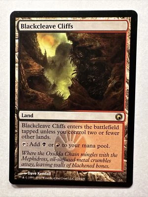 MtG Blackcleave Cliffs (Scars of Mirrodin)  - Image 1 of 4