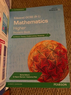 Pearson Edexcel GCSE Higher Maths Textbook Student Book & questions Full course. - Image 1 of 4
