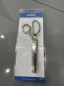 Gingher 7 1/2" Pinking Shears for Sewing and Crafts with full lifetime warranty - Picture 1 of 6