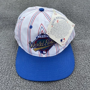 Vintage 1993 MLB World Series Starter Pinstripe Snapback Cap Hat - NWT - Picture 1 of 12
