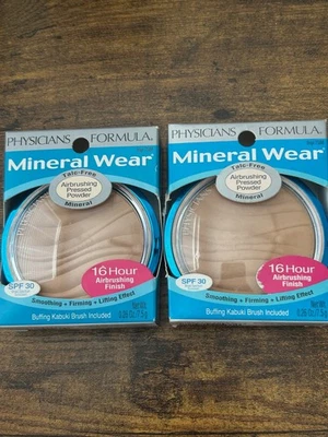 Physicians Formula MINERAL WEAR Talc Free Airbrushing Pressed Powder #7588 BEIGE - Image 1 of 3