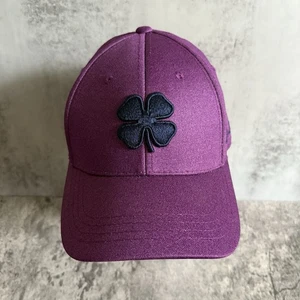 Schwarze Kleemütze Live Lucky Größe S/M lila Memory Fit gepolsterte Stirn - Bild 1 von 7