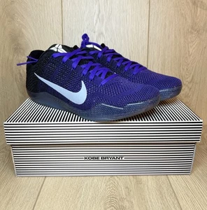 Nike Kobe 11 Eulogy Size 10 Grape Mamba Lakers Purple 822675-510 Fast Shipping!! - Picture 1 of 9
