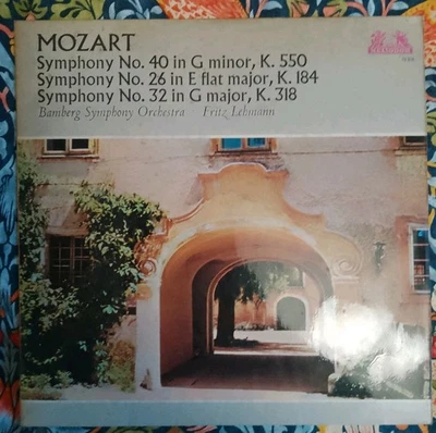 Mozart Symphonies 40  26 & 32 Jochum Lehmann - LP RECORD HELIODOR (1966) MINT - Image 1 of 4