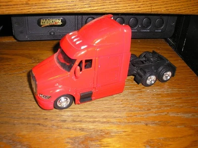NICE NEW RAY 1/32 LONG HAULER PETERBILT Semi Tractor Sleeper Cab Red Free SHIP - Image 1 of 4