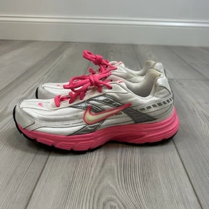 Nike Initiator Sneaker Damen Gr. 7 niedrig weiß pink 394053-106 Laufschuhe - Bild 1 von 9