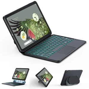 Trackpad Tastatur Hülle für Google Pixel Tablet 11 Zoll 2023, Hintergrundbeleuchtung Magnet... - Bild 1 von 8