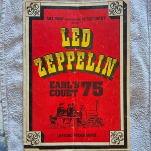 Led Zeppelin Tour Programme Earls Court 1975 - Picture 1 of 2