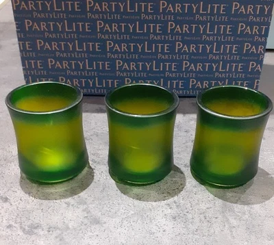 partylite porte bougie lampion et réchaud trio bambou neuf - Photo 1/2