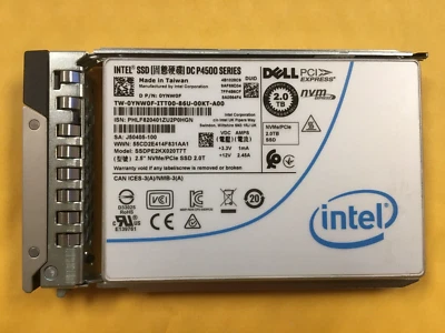 Intel SSD DC P4500 Series 2.5" NVMe/PCIe 2.0 TB Solid State Drive - Image 1 of 4
