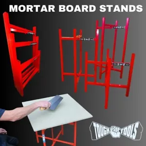QTY 3 Bricklayers Spot Board Stands 500mm High x 510 Wide Brick Board Mortar - Picture 1 of 4