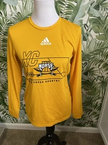 Womens Adidas Northern Kentucky NKU Norse Cross Country LS Shirt - Small - Picture 1 of 4