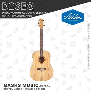 Ashton D26EQ Dreadnought Acoustic Electric Guitar Spalted Maple - Picture 1 of 4
