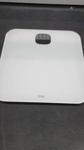 Fitbit Smart Fitness Scales Aria Air White Bathroom Weighting Scale Fitbit App - Picture 1 of 7