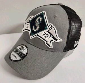 Seattle Mariners 2022 Post Season Official On-Field Mesh Snap Back Hat VGC - Picture 1 of 7