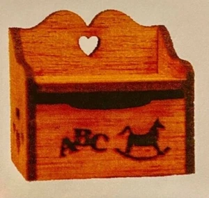 Dollhouse Miniature QUARTER SCALE Toy Box Kit - 1:48 Scale - Picture 1 of 2