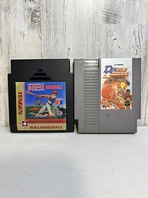 R.B.I. Baseball & Double Dribble Bundle (NES) TESTED - Very Good Condition