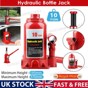 10 Ton Bottle Jack Heavy Duty Hydraulic Lifting Ram Car Van Boat Truck Caravan Y - Picture 1 of 13