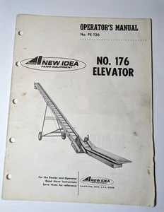 AVCO New Idea Landmaschinen Nr 176 Aufzug Betriebsanleitung PE-136 1973 Aufbau - Bild 1 von 5