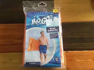 H2O GO Deluxe Comfort Mat ORANGE Float Brand New Sealed Ages 12 Plus - Picture 1 of 4