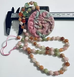 Yanyuan 9 Tailed Fox Healing Crystal Adjustable Necklace - Picture 1 of 3
