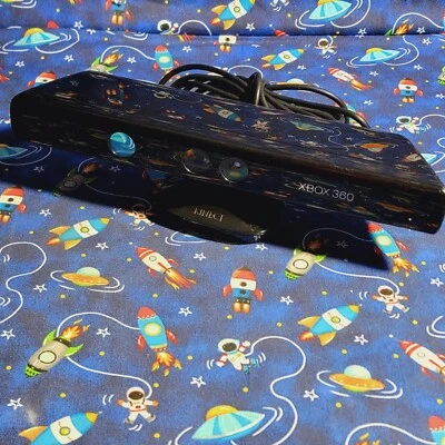 Microsoft Xbox 360 Kinect Sensor Bar Black Model 1473 TESTED WORKS - Image 1 of 4