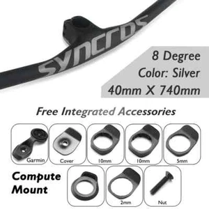 8 Degree Full Carbon Fiber Mountain Bike Integrated Handlebar - Picture 1 of 48