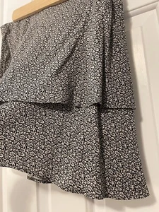 Urban Outfitters Womens Large Tiered Floral Mini Skirt - Picture 1 of 7