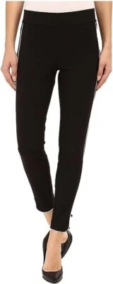 Leggings HUE Mujer Tubería Pulida Sarga Skimmer X-Pequeños Negros 0-2 con 23" Foto 1 de 4