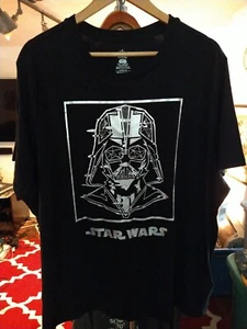 Nwt Disney Star Wars Darth Vader T-shirt New Size XL official Black - Picture 1 of 3