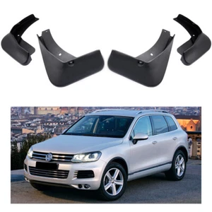 4Pcs Car Mud Flaps Splash Guard Mudguard Fender for 2011-2017 Volkswagen Touareg - Picture 1 of 8