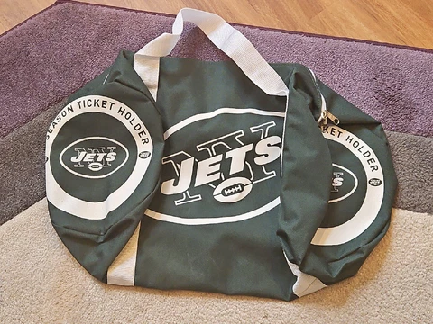 new york jets season ticket holder bag overnight carry bag Cover