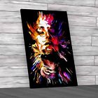 Abstract Colourful Woman Rock Canvas Print Large Picture Wall Art