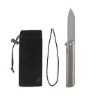 Gerundet 7" Assisted Flipper Carbon Fiber Pocket Knife, 3" AUS-8 Steel Blade, US