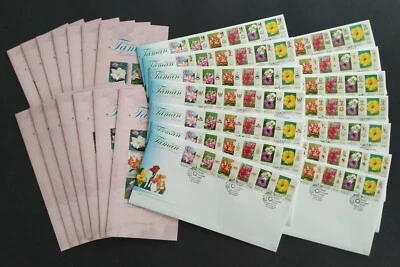 2007 Malaysia Garden Flowers Definitive Stamps on 14 FDC (14 States Cachet) - Image 1 of 4